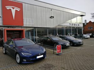 Image of Tesla dealership